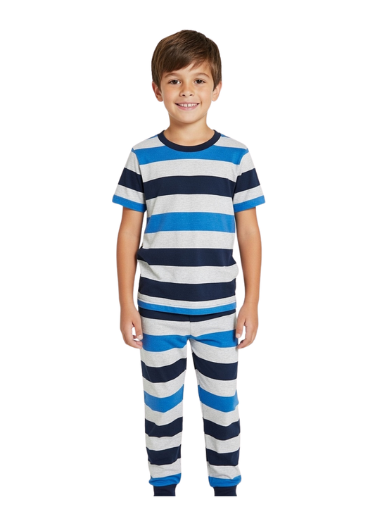 Blue Stripe Comfort Night Suit