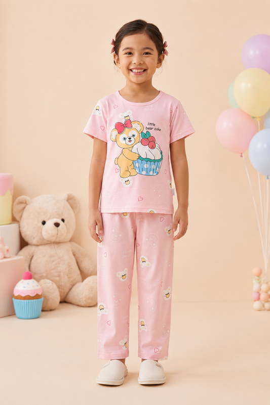 Sweet Bear Cotton Night Suit – New Arrival