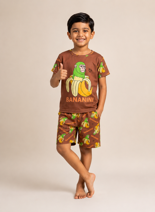 Bananini Cotton Shorts Night Suit – New Arrival