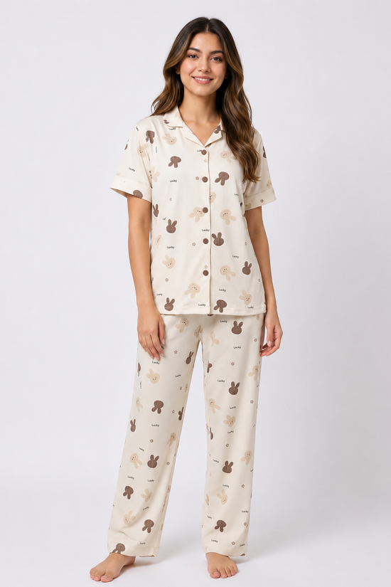 Lucky Bunny Short-Sleeve Set