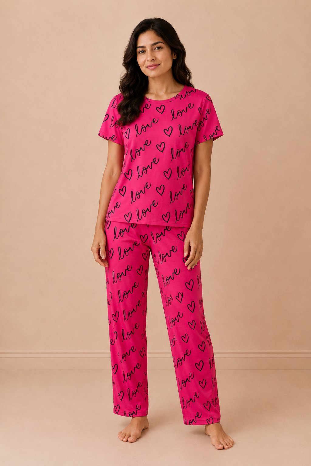 Crimson Love Sleepwear