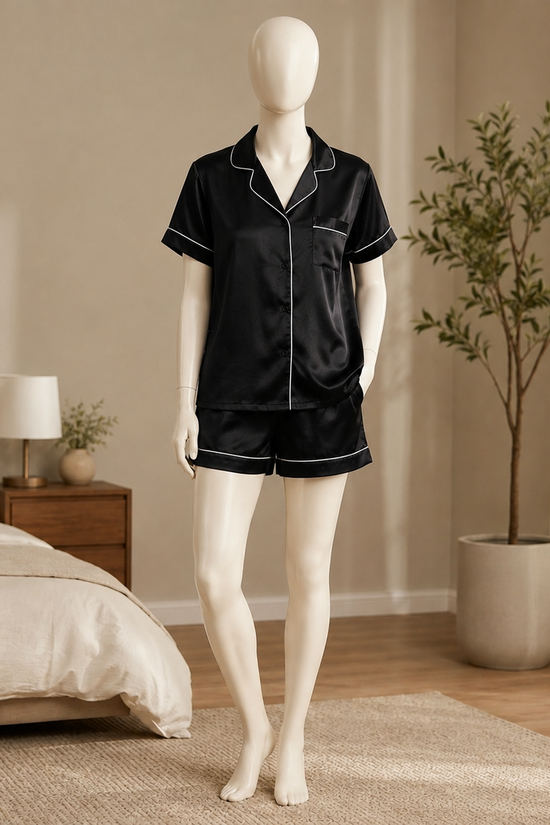 Velvet Nights Silk Short Set