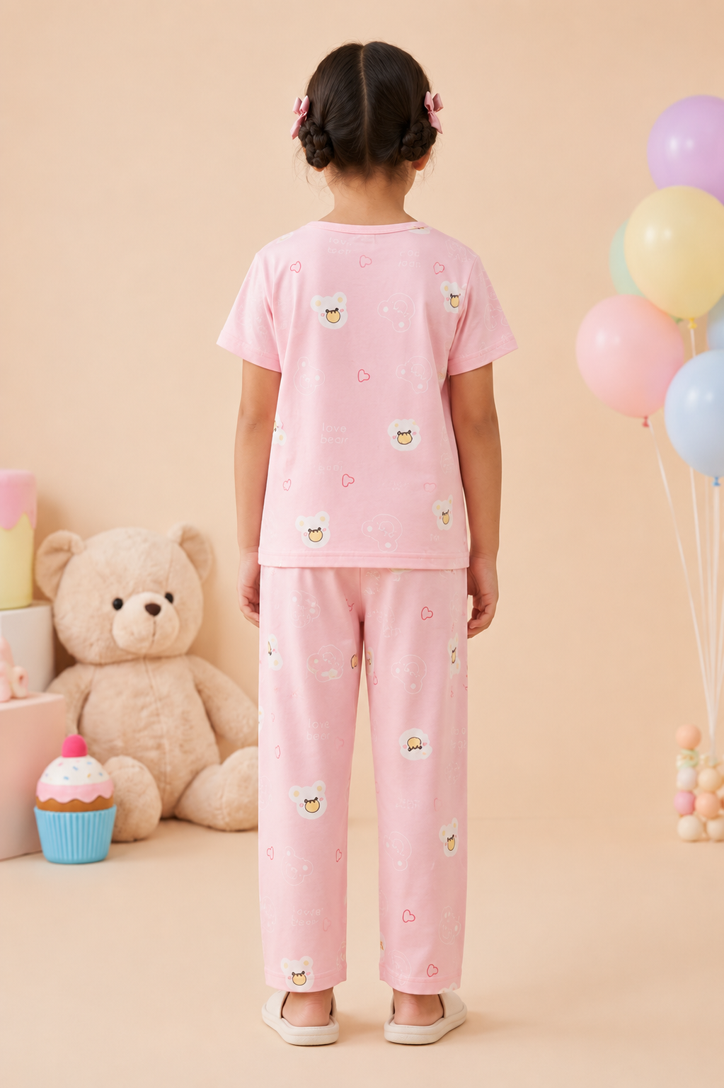 Sweet Bear Cotton Night Suit – New Arrival