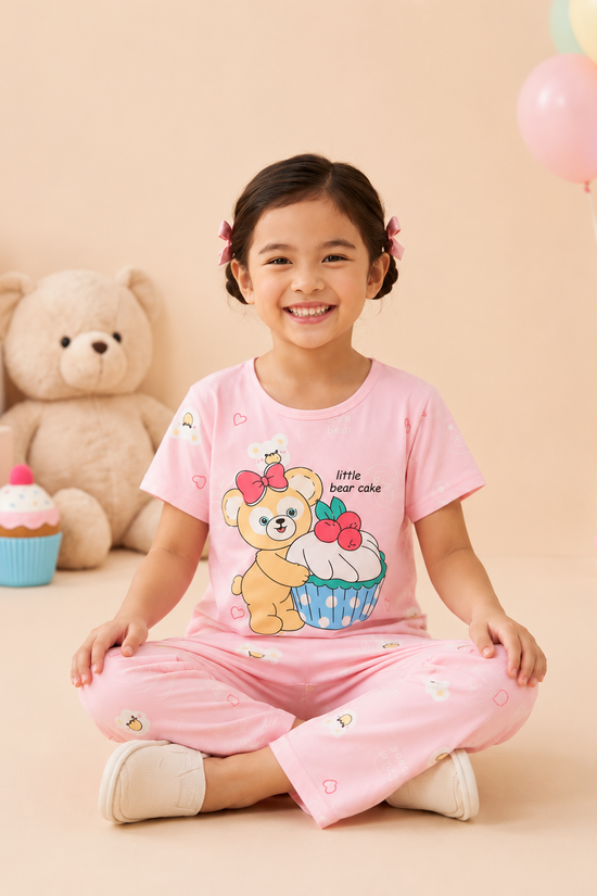 Sweet Bear Cotton Night Suit – New Arrival
