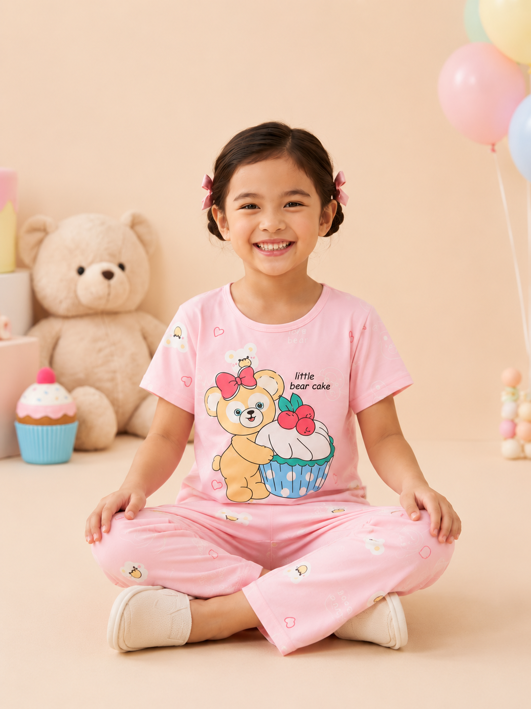 Sweet Bear Cotton Night Suit – New Arrival