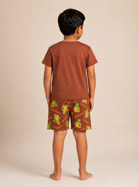 Bananini Cotton Shorts Night Suit – New Arrival