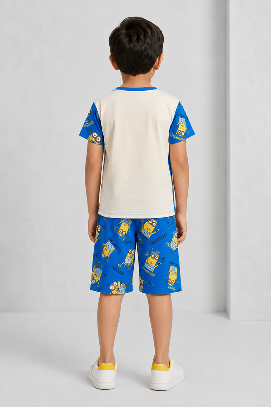 Minions Cotton Shorts Night Suit – New Arrival