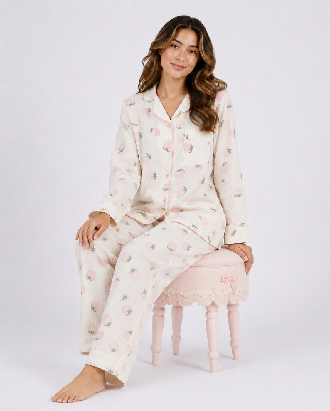 Berry Blush Full-Sleeve Set