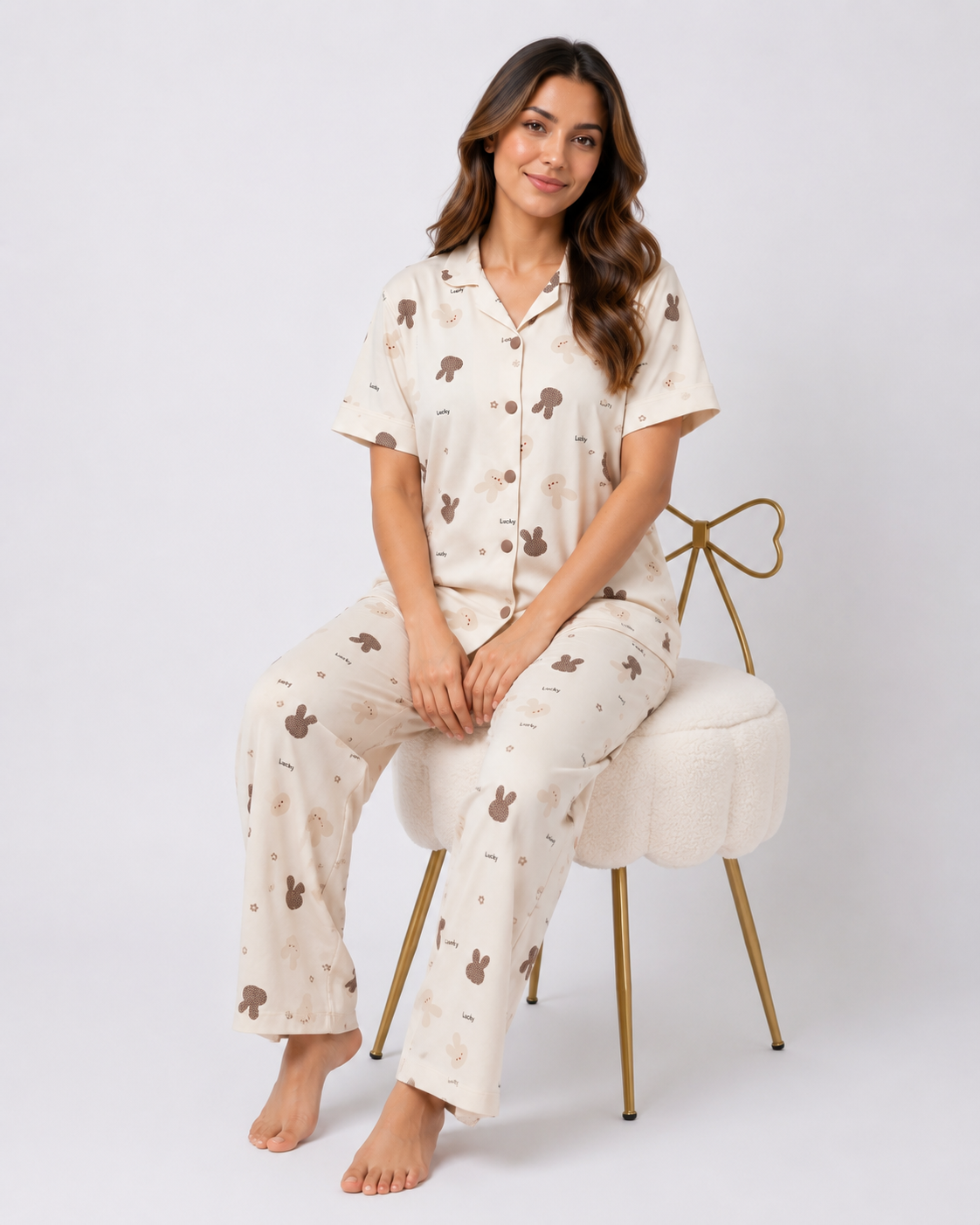 Lucky Bunny Short-Sleeve Set