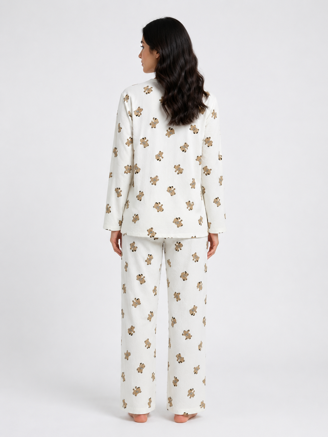 Honey Bear Textured Loungewear Set
