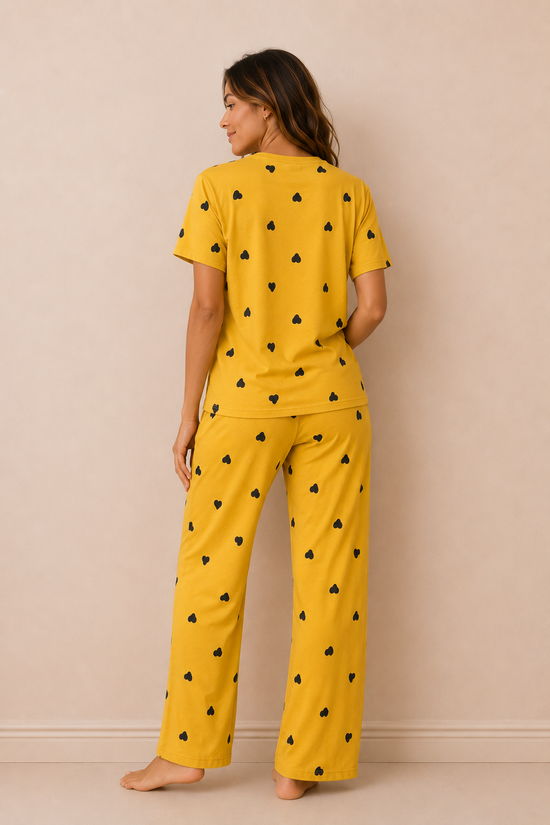 Sunny Hearts Comfort Pajama Set