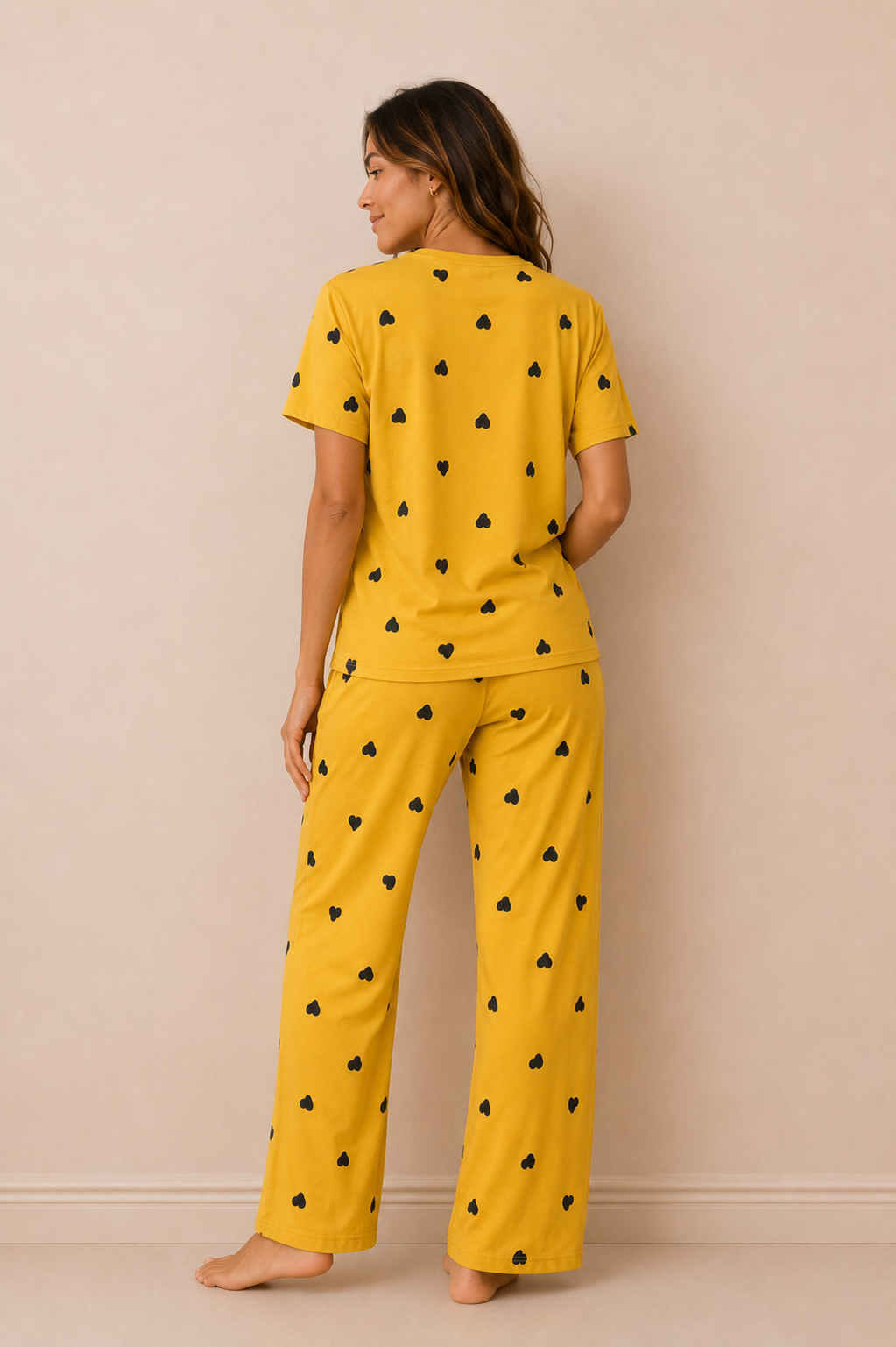 Sunny Hearts Comfort Pajama Set
