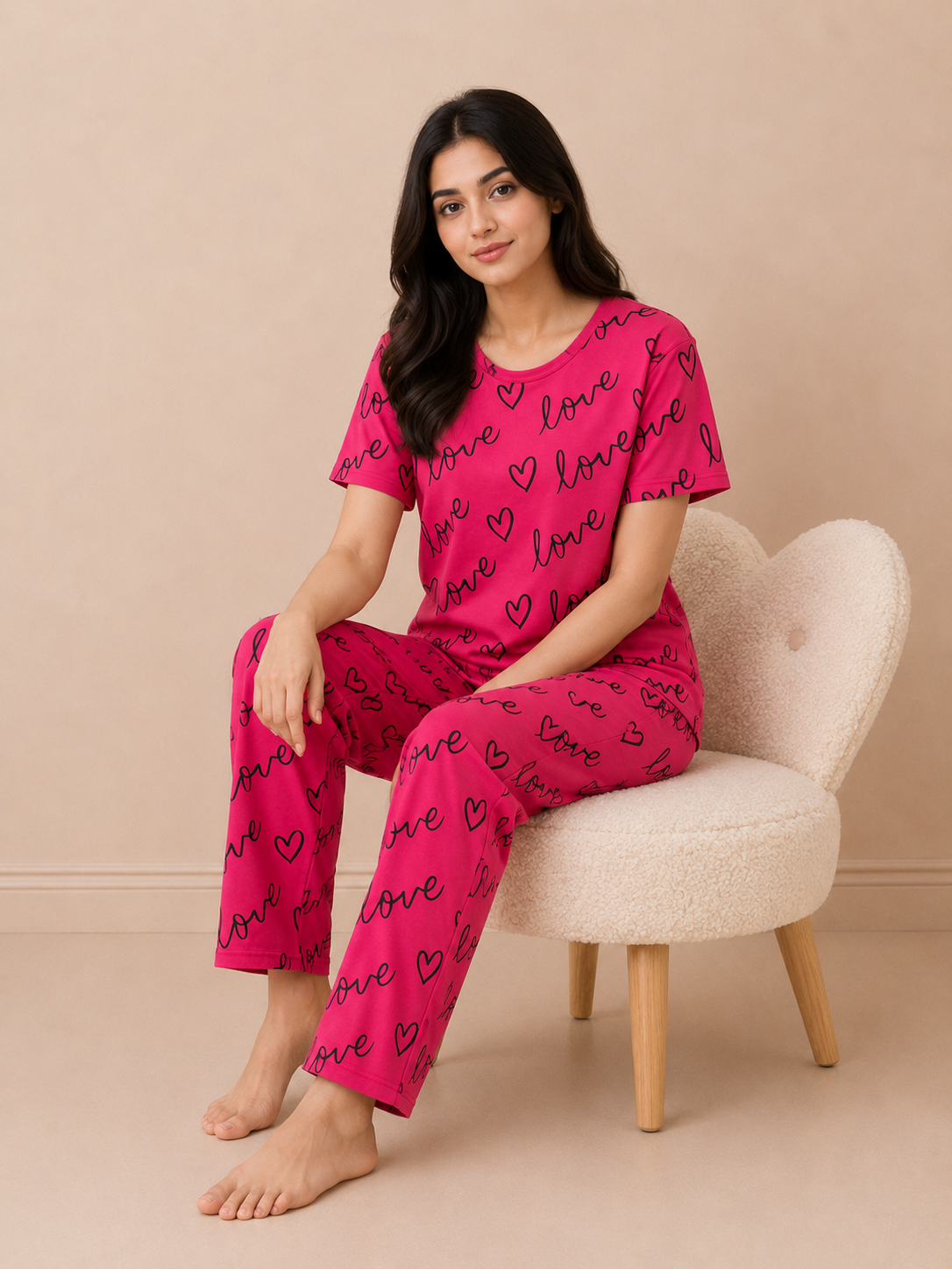 Crimson Love Sleepwear