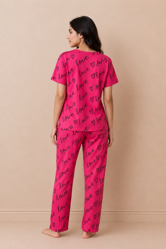 Crimson Love Sleepwear
