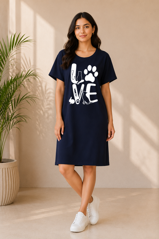 Navy Monarch Oversized T-Shirt