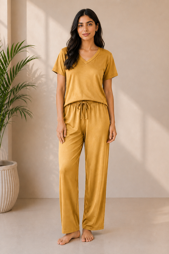 Signature Midnight V-Neck Lounge Set