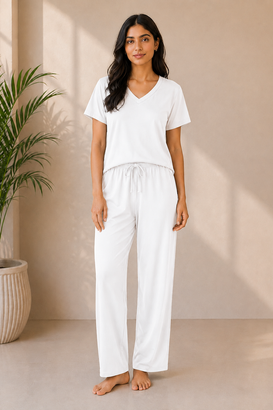 Signature Midnight V-Neck Lounge Set