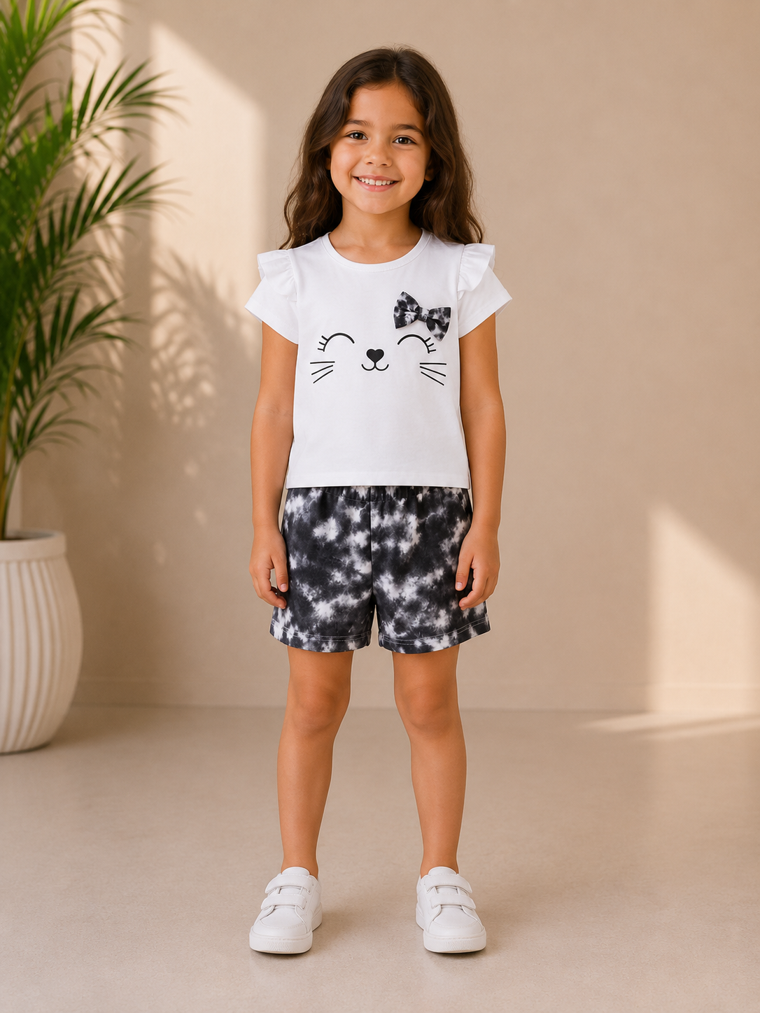 Playful Kitty Face Night Set