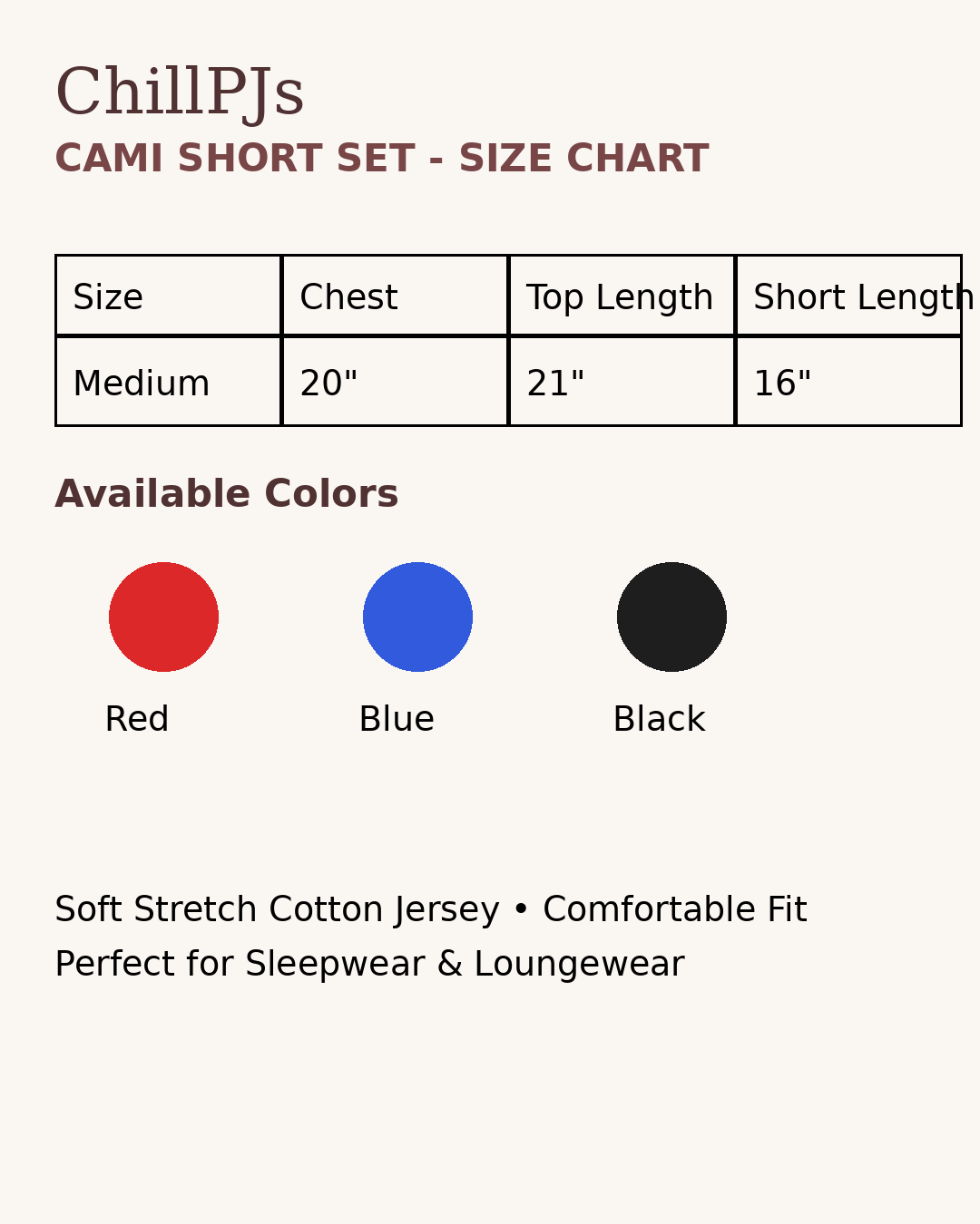 Ruby Breeze Cami Short Set