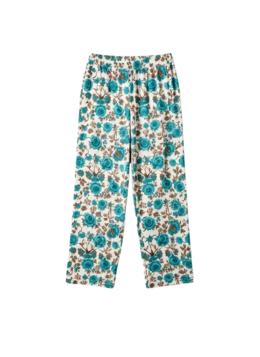 Women’s Printed Palazzo Pants – Relaxed Fit Lounge & Casual Wear