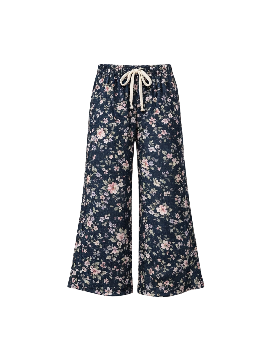 Women’s Relaxed Fit Plazzo Bottom – Soft Lounge