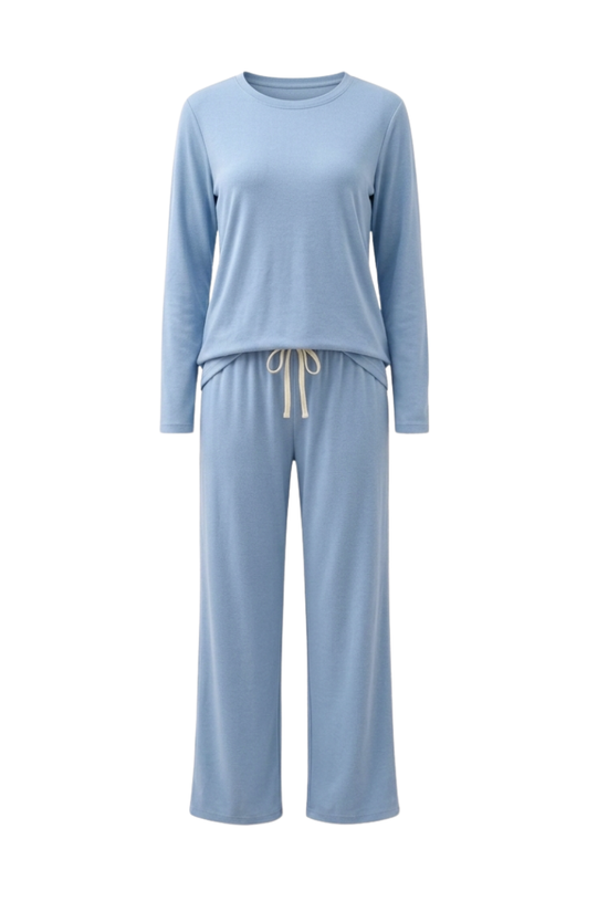 Blue Cozy Night Suit – Full Sleeves